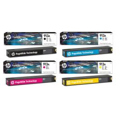 HP 913A 4 Colour Ink Cartridge Multipack Image