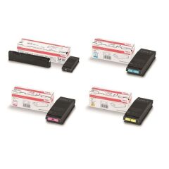1 Full set of toner cartridges for OKI C650 Laser Printer Image