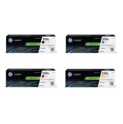 1 full set of Original HP 220X Toners Image